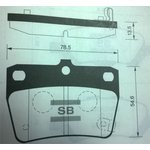 SP1457, SP1457SNS_=GDB3279=839 02=FDB1531=D2188M-01 !колодки дисковые з.\ Toyota ...