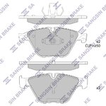 SP1821, SP1821_колодки дисковые передние!\ BMW F07GT/F10/F11 2.8i/2.5d/3.0d 10