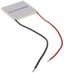 ATS-TEC50-38-008, Thermoelectric Peltier Modules Thermoelectric Module, 50x50x3.8mm LxWxH, 15A, 15.4Vmax, 133.3W Qmax, 100mm Wire