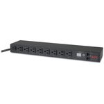 AP7800B, Power Outlet Strips Rack PDU, Metered, 1U, 15A, 100/120V, (8) 5-15