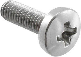 RM3X10MM 2701, Screws & Fasteners M3X10MM, Phillips Pan Head, 18-8 Stainless Steel with Silicone O-Ring, Seal Screw