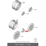 1809109, Колпачок ступицы стального диска