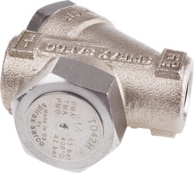 Фото 1/2 687900, 42 bar Stainless Steel Thermodynamic Steam Trap, 1/2 in BSP Female