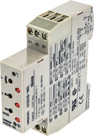 Фото 1/2 H3DS-ML AC/DC, DIN Rail Multi Function Timer Relay, 24 230 V ac, 24 48V dc, 0.1 s 120h