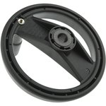 78721, Black Technopolymer Hand Wheel, 160mm diameter