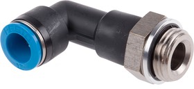 Фото 1/2 QSLL-G1/2-12, QS Series Elbow Threaded Adaptor, G 1/2 Male to Push In 12 mm, Threaded-to-Tube Connection Style, 186136
