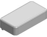 MS230-10S-NS, 23 x 11.7 x 5mm One-piece Drawn-Seamless RF Shield/EMI Shield (Nickel-Silver)
