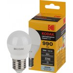 Б0057621, Светодиодная лампа KODAK P45 11Вт 840 Е27