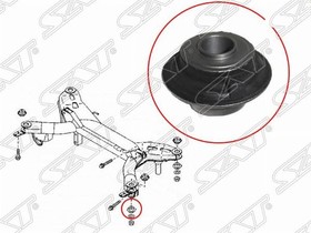 Сайлентблок балки Mazda 6 02-08 / 6 MPS 05-07
