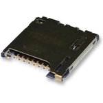 SDHL-8BNS-K- 363-A0-ETB(HF), Гнездо памяти, MicroSD, Push-Push, 8 контакт(-ов) ...