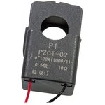 PZCT02, разъемный датчик тока до 100А/100мА 1:1000 10Ом окно 16мм двухпроводный