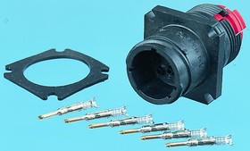 CL1M4201, Circular Connector, 40 Contacts, Flange Mount, Plug, Male, IP68, Clipper Series