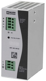 85132, Eco-Rail Switched Mode DIN Rail Power Supply, 90 264V ac ac Input, 24V dc dc Output