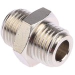 0901 00 13, LF3000 Series Straight Threaded Adaptor, G 1/4 Male to G 1/4 Male ...
