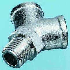 0911 00 17, 0911 Series Y Threaded Adaptor, R 3/8 Male to G 3/8 Female, Threaded Connection Style