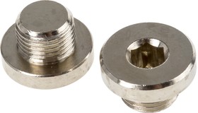 0919 00 10, G 1/8 Brass Corrosion Resistant Plug