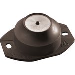 533707, Cylindrical M8 Anti Vibration Mount, Female Buffer Foot with 70daN Compression Load