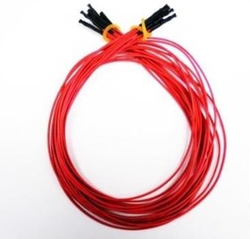 920-0202-01, Jumper Wires Qty 10 24in Female Red Jumpers w/header