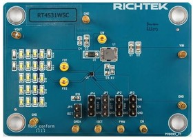 Фото 1/2 EVB_RT4531WSC, LED Lighting Development Tools EVAL MODULE FOR RT4531WSC