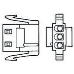 1-480425-0, Корпус разъема, Commercial MATE-N-LOK, Штекер, 4 вывод(-ов), 5.08 мм