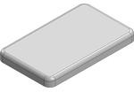 MS256-10S-NS, 25.6 x 15.5 x 2.3mm One-piece Drawn-Seamless RF Shield/EMI Shield (Nickel-Silver)