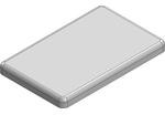 MS329-10S-NS, 32.9 x 20.7 x 2.5mm One-piece Drawn-Seamless RF Shield/EMI Shield (Nickel-Silver)