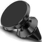 HT-52Vmg-METAL-B, Держатель телефона на дефлектор магнитный черный WIIIX