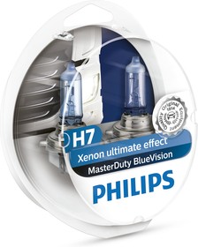 Фото 1/3 13972MDBVS2, Лампа автомобильная H7 24V- 70W (PX26d) MasterDuty BlueVision (2шт.) (Philips)