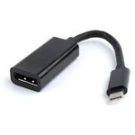 Cablexpert Переходник USB Type-C/DisplayPort, 15см, пакет (A-CM-DPF-01)