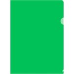 Папка-уголок Бюрократ -EE310/1GREEN A4 пластик 0.15мм зеленый