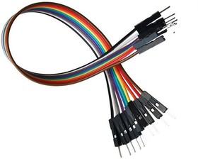 Фото 1/2 4110, 200mm Jumper Wire Breadboard Jumper Wire in Black, Blue, Brown, Green, Grey, Orange, Purple, Red, White, Yellow