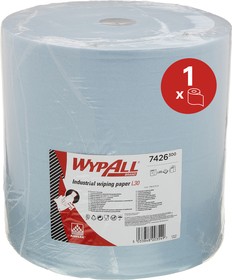 Фото 1/7 7426, WypAll Rolled Blue Paper Towel, 380 x 330mm, 3-Ply, 670 Sheets