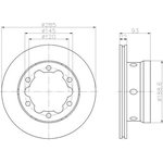 92089803, Диск тормозной VW LT 28-46 96-06, MERCEDES-BENZ SPRINTER 96-06, VARIO 96-,