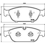 2515802, К-кт дисковых колодок AUDI A6 10-, A7 10-, A8 09-,