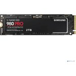 SSD накопитель Samsung 980 PRO MZ-V8P2T0B/AM 2ТБ, M.2 2280, PCIe 4.0 x4, NVMe ...