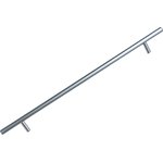 Ручка-рейлинг диаметр 10мм, 256мм, Д333 Ш20 В32, матовый хром R-3010-256 SC