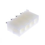 DME-F-04-S2-P-S, 4 Position Receptacle Connector 0.250" (6.35mm) Through Hole ...