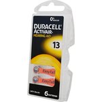 13 (PR48/AC13/DA13), Элемент питания воздушно-цинковый (для слуховых аппаратов) (6шт) 1.45В, HEARING AID 13