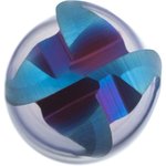 AHNO Фреза твердосплавная 10мм (L=75, l=25, хв=10) Z4 35° по закаленной стали ...