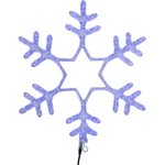 501-335, Фигура Снежинка LED Светодиодная, без контр. размер 55x55см, СИНЯЯ