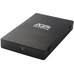 AgeStar SUBCP1 (BLACK) Корпус Black / Пластик / USB 2.0 / SATA Внешний бокс ...