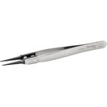 258SA, Tweezers with Synthetic Tips Precision Stainless Steel Pointed / Straight 120mm