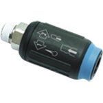 9405U06 18, Male Pneumatic Quick Connect Coupling, NPT 3/8 Male Threaded