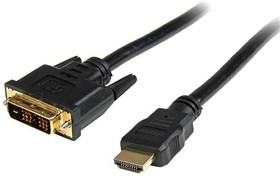 Фото 1/5 HDDVIMM5M, 1920 x 1200 Male HDMI to Male DVI-D Single Link Cable, 5m