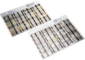 Фото 1/2 CCR-02, CCR-02 Carbon Film, Through Hole 48 Resistor Kit, with 1110 pieces, 10 1M