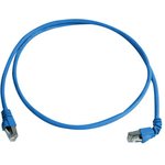 L00000A0198, Cat6a Right Angle Male RJ45 to Male RJ45 Ethernet Cable, S/FTP ...