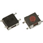 DTSMW65NV, Brown Washable Tactile Switch, SPST 50 mA @ 12 V dc