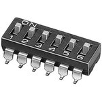 A6S-1102-PH, 1 Way Surface Mount DIP Switch SPST, IP40