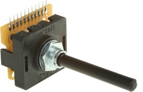 Фото 1/3 PT 6461, 10 Position SP10T Rotary Switch, 500 mA @ 250 V ac, Through Hole