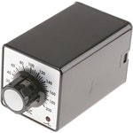 2BDE200SLP24VDC, Plug In Timer Relay, 24V dc, 2-Contact, 5 → 200s, 1-Function, DPDT